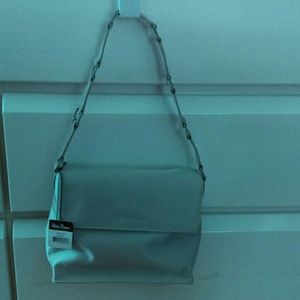 Authentic Plasma Picasso silver shoulder bag